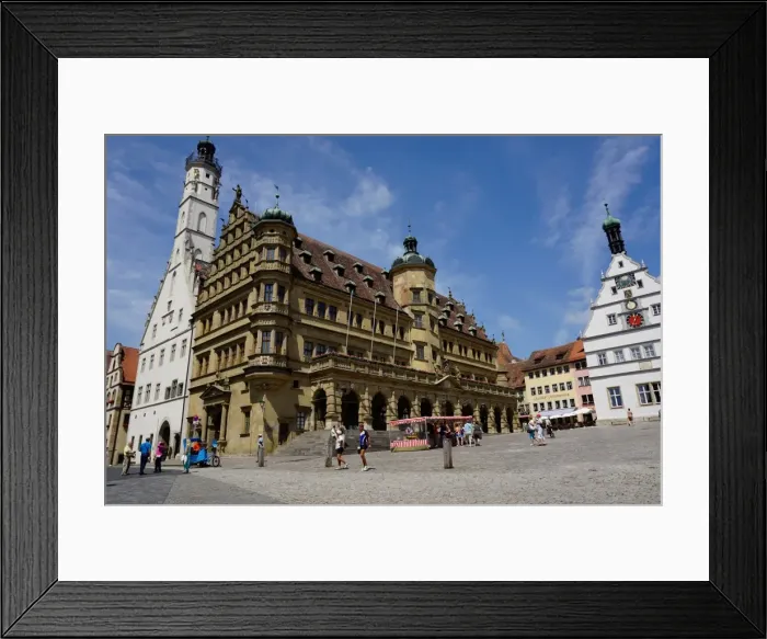 Framed Print : The double town hall in the market square in Rothenburg ob der Tauber, Romantic Road, Franconia, Bavaria, Germany, Europe Framed Print : The double town hall in the market square in Rothenburg ob der Tauber, Romantic Road, Franconia, Bavaria, Germany, Europe