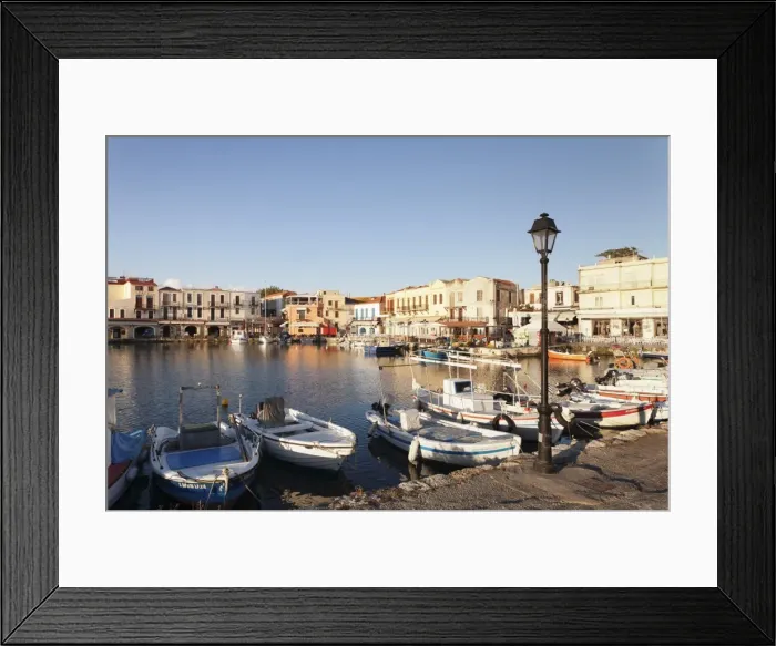 Framed Print : Old Venetian harbour, Rethymno (Rethymnon), Crete, Greek Islands, Greece, Europe Framed Print : Old Venetian harbour, Rethymno (Rethymnon), Crete, Greek Islands, Greece, Europe