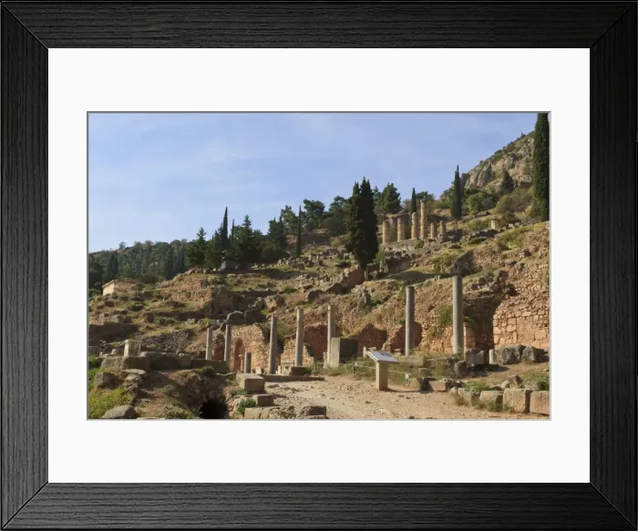 Framed Print : Delphi, UNESCO World Heritage Site, Peloponnese, Greece, Europe Framed Print : Delphi, UNESCO World Heritage Site, Peloponnese, Greece, Europe