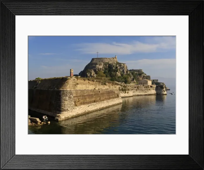 Framed Print : Old Fortress, Corfu Town, Corfu, Ionian Islands, Greek Islands, Greece, Europe Framed Print : Old Fortress, Corfu Town, Corfu, Ionian Islands, Greek Islands, Greece, Europe