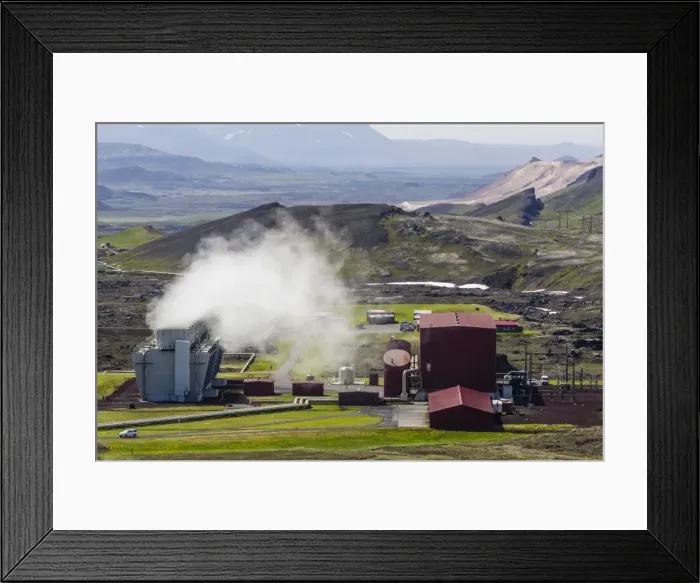 Framed Print : The geothermal Krafla Power Station, largest geothermal power station in Iceland, located near the Krafla Volcano, Iceland, Polar Regions Framed Print : The geothermal Krafla Power Station, largest geothermal power station in Iceland, located near the Krafla Volcano, Iceland, Polar Regions
