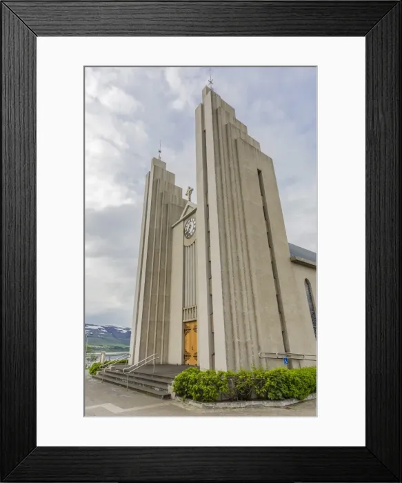 Framed Print : External view of the Lutheran Church of Akureyri, Akureyrarkirkja, Iceland, Polar Regions Framed Print : External view of the Lutheran Church of Akureyri, Akureyrarkirkja, Iceland, Polar Regions