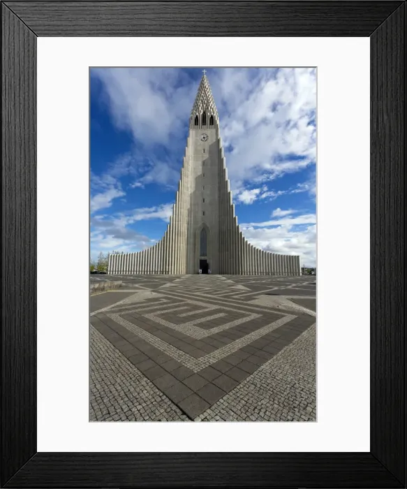 Framed Print : Hallgrimskirkja, Reykjavik, Iceland, Polar Regions Framed Print : Hallgrimskirkja, Reykjavik, Iceland, Polar Regions