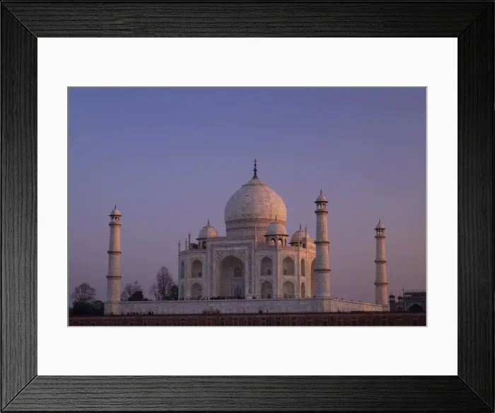 Framed Print : Taj Mahal north side viewed across Yamuna River at sunset, UNESCO World Heritage Site, Agra, Uttar Pradesh, India, Asia Framed Print : Taj Mahal north side viewed across Yamuna River at sunset, UNESCO World Heritage Site, Agra, Uttar Pradesh, India, Asia