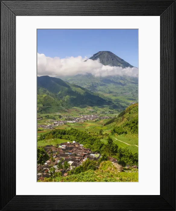 Framed Print : View over the Dieng Plateau, Java, Indonesia, Southeast Asia, Asia Framed Print : View over the Dieng Plateau, Java, Indonesia, Southeast Asia, Asia