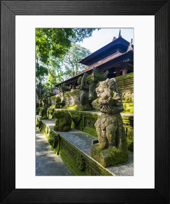 Framed Print : Overgrown statues in a temple in the Monkey Forest, Ubud, Bali, Indonesia, Southeast Asia, Asia Framed Print : Overgrown statues in a temple in the Monkey Forest, Ubud, Bali, Indonesia, Southeast Asia, Asia