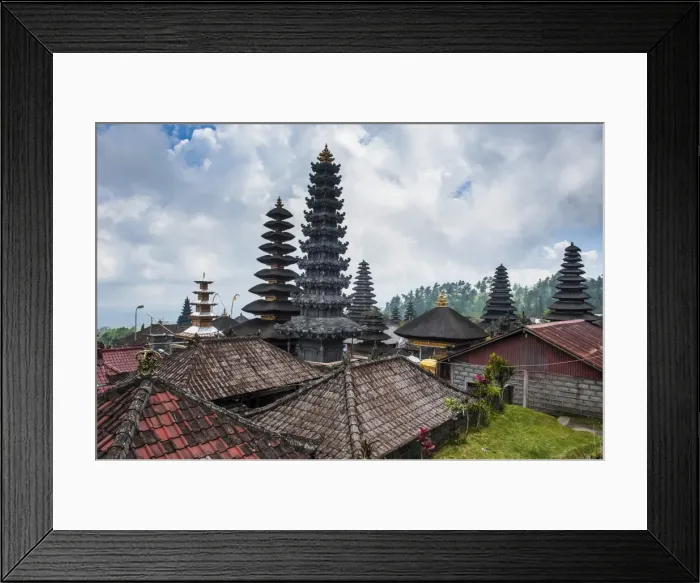 Framed Print : Overlook over the Pura Besakih temple complex, Bali, Indonesia, Southeast Asia, Asia Framed Print : Overlook over the Pura Besakih temple complex, Bali, Indonesia, Southeast Asia, Asia