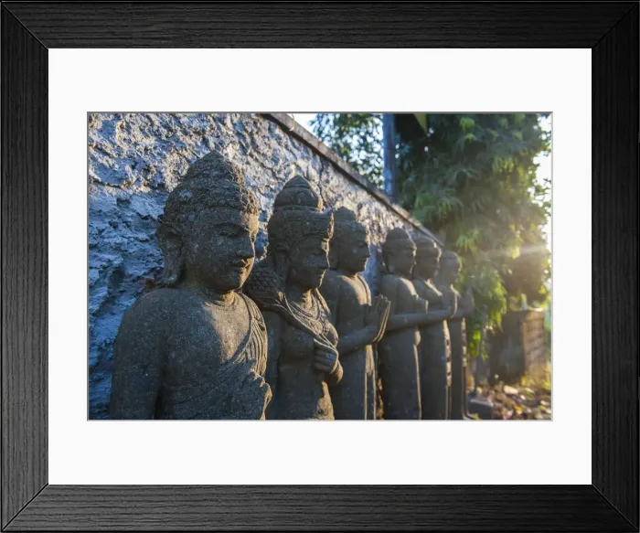 Framed Print : Late afternoon light on stone statues in the Pura Besakih temple complex, Bali, Indonesia, Southeast Asia, Asia Framed Print : Late afternoon light on stone statues in the Pura Besakih temple complex, Bali, Indonesia, Southeast Asia, Asia