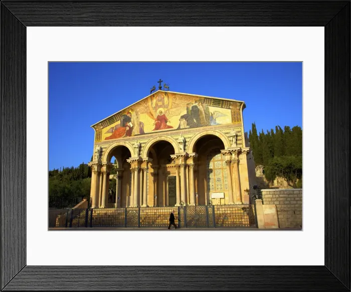 Framed Print : Basilica of The Agony, Garden of Gethsemane, Jerusalem, Israel, Middle East Framed Print : Basilica of The Agony, Garden of Gethsemane, Jerusalem, Israel, Middle East