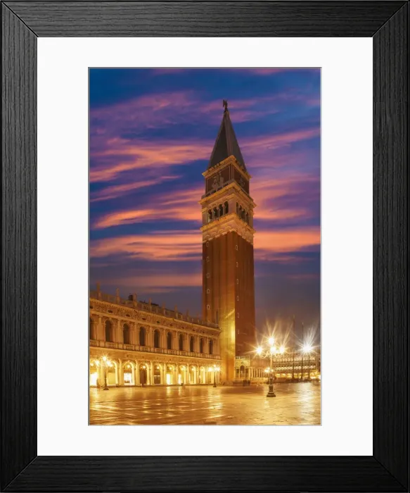 Framed Print : Campanile, St. Marks Square, Venice, UNESCO World Heritage Site, Veneto, Italy, Europe Framed Print : Campanile, St. Marks Square, Venice, UNESCO World Heritage Site, Veneto, Italy, Europe