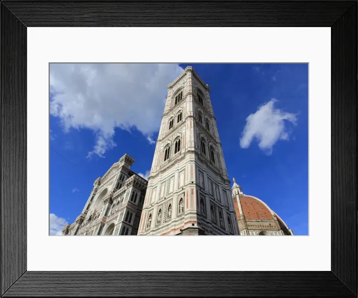 Framed Print : Giotto bell tower and Santa Maria del Fiore Cathedral (Duomo), Florence, UNESCO World Heritage Site, Tuscany, Italy, Europe Framed Print : Giotto bell tower and Santa Maria del Fiore Cathedral (Duomo), Florence, UNESCO World Heritage Site, Tuscany, Italy, Europe