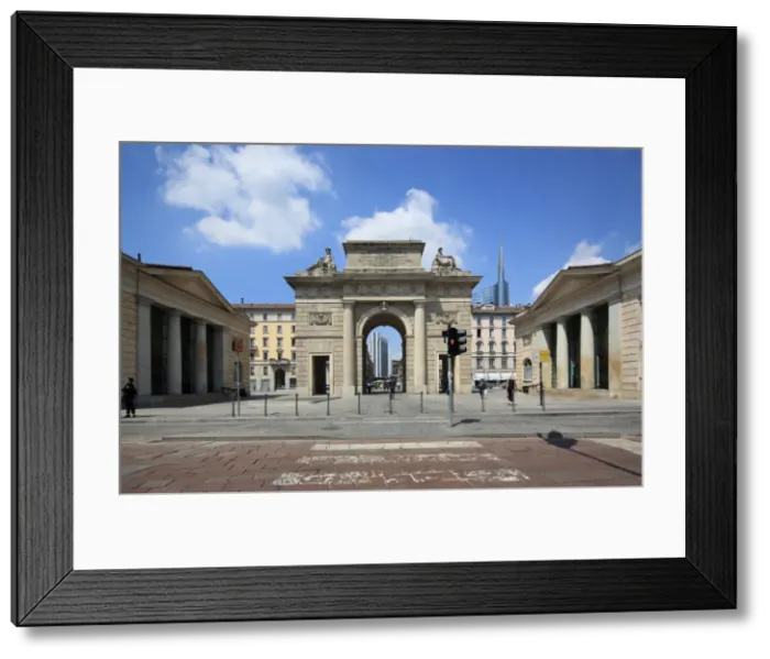 Framed Print : Porta Garibaldi, Milan, Lombardy, Italy, Europe Framed Print : Porta Garibaldi, Milan, Lombardy, Italy, Europe