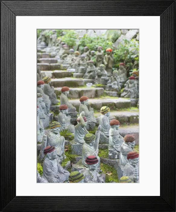Framed Print : Statues in Daisho-in Buddhist temple, Miyajima Island, Hiroshima Prefecture, Honshu, Japan, Asia Framed Print : Statues in Daisho-in Buddhist temple, Miyajima Island, Hiroshima Prefecture, Honshu, Japan, Asia