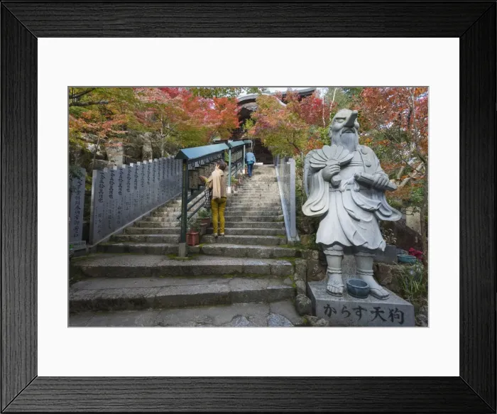 Framed Print : Karasu Tengu statue in Daisho-in Buddhist temple, Miyajima Island, Hiroshima Prefecture, Honshu, Japan, Asia Framed Print : Karasu Tengu statue in Daisho-in Buddhist temple, Miyajima Island, Hiroshima Prefecture, Honshu, Japan, Asia