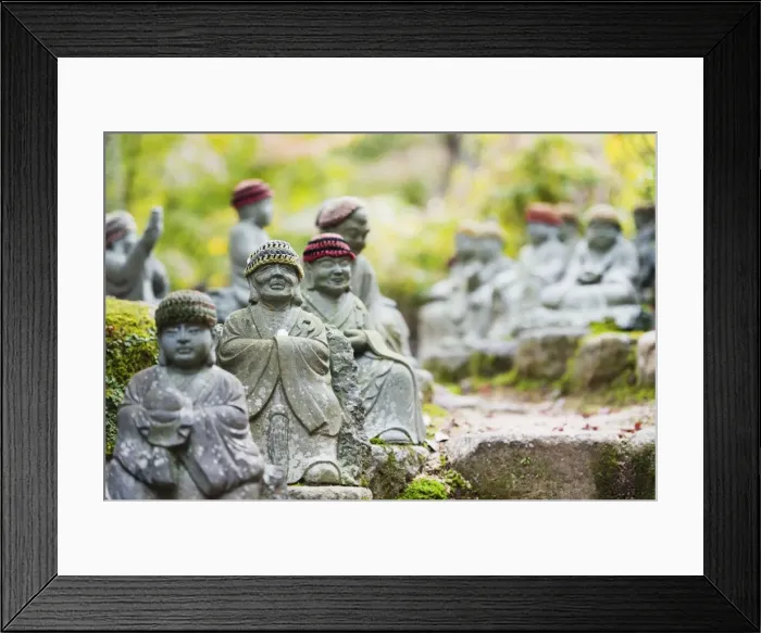 Framed Print : Statues in Daisho-in Buddhist temple, Miyajima Island, Hiroshima Prefecture, Honshu, Japan, Asia Framed Print : Statues in Daisho-in Buddhist temple, Miyajima Island, Hiroshima Prefecture, Honshu, Japan, Asia