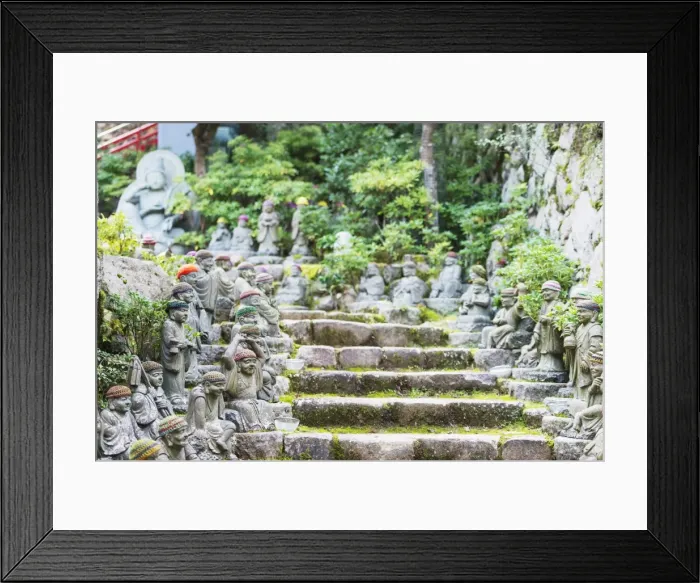Framed Print : Statues in Daisho-in Buddhist temple, Miyajima Island, Hiroshima Prefecture, Honshu, Japan, Asia Framed Print : Statues in Daisho-in Buddhist temple, Miyajima Island, Hiroshima Prefecture, Honshu, Japan, Asia