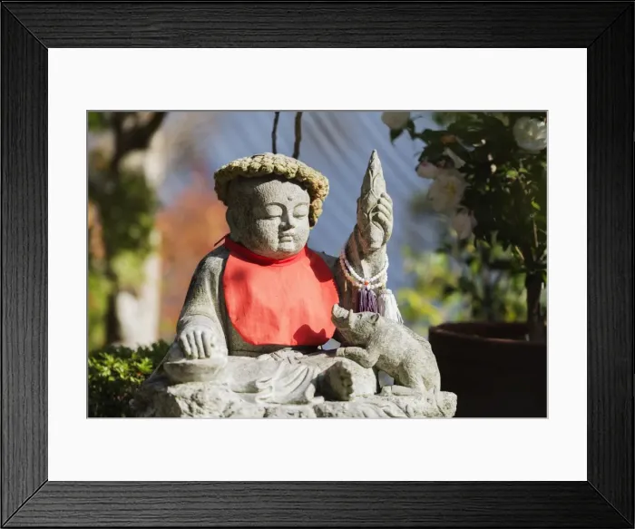 Framed Print : Statue in Daisho-in Buddhist temple, Miyajima Island, Hiroshima Prefecture, Honshu, Japan, Asia Framed Print : Statue in Daisho-in Buddhist temple, Miyajima Island, Hiroshima Prefecture, Honshu, Japan, Asia
