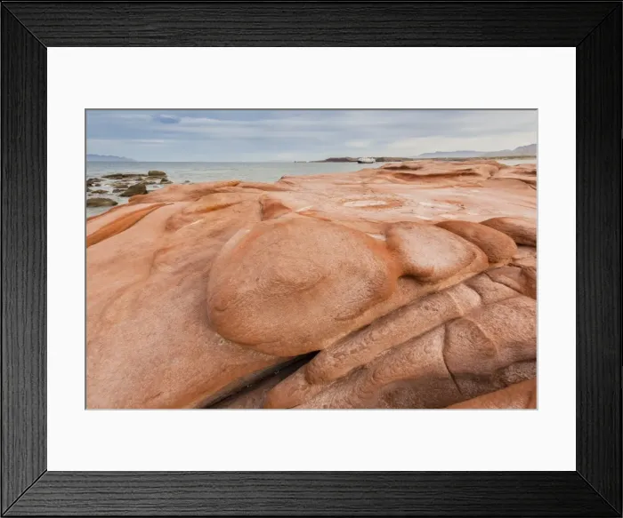 Framed Print : Wind-eroded sandstone rock formations in El Gato Bay, Baja California Sur, Mexico, North America Framed Print : Wind-eroded sandstone rock formations in El Gato Bay, Baja California Sur, Mexico, North America