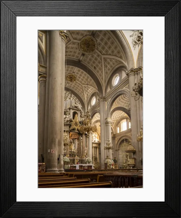 Framed Print : Interior of Cathedral, Puebla City, Puebla, Mexico, North America Framed Print : Interior of Cathedral, Puebla City, Puebla, Mexico, North America
