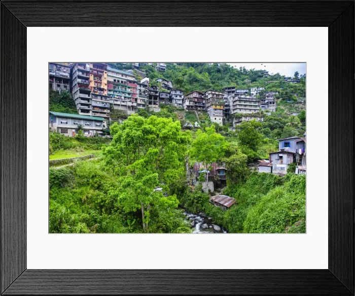 Framed Print : View over the town of Banaue, Northern Luzon, Philippines, Southeast Asia, Asia Framed Print : View over the town of Banaue, Northern Luzon, Philippines, Southeast Asia, Asia