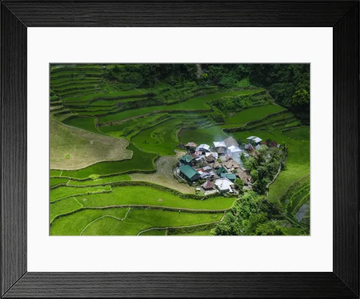 Framed Print : Bangaan in the rice terraces of Banaue, UNESCO World Heritage Site, Northern Luzon, Philippines, Southeast Asia, Asia Framed Print : Bangaan in the rice terraces of Banaue, UNESCO World Heritage Site, Northern Luzon, Philippines, Southeast Asia, Asia
