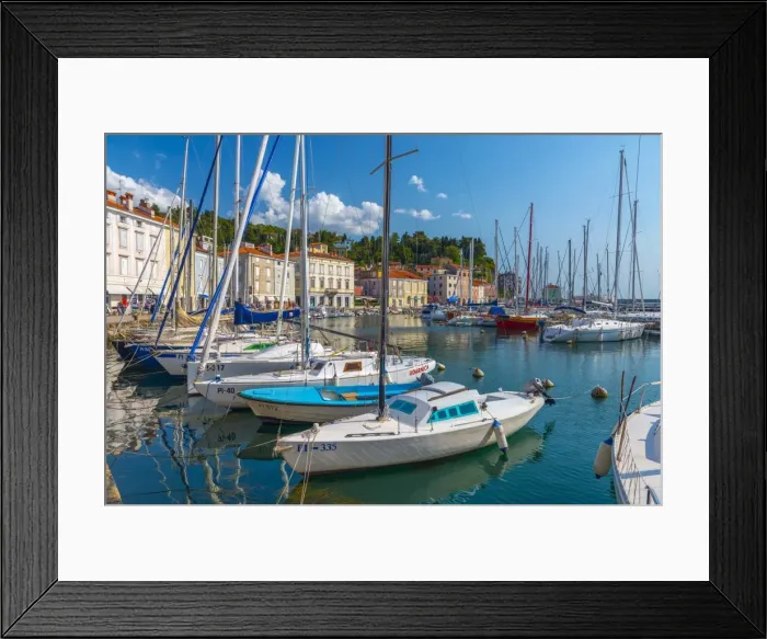 Framed Print : Old Town Harbour, Piran, Primorska, Slovenian Istria, Slovenia, Europe Framed Print : Old Town Harbour, Piran, Primorska, Slovenian Istria, Slovenia, Europe