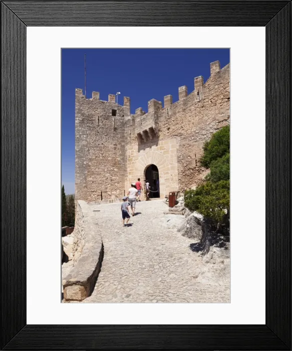 Framed Print : Castell de Capdepera, Capdepera, Majorca (Mallorca), Balearic Islands (Islas Baleares), Spain, Mediterranean, Europe