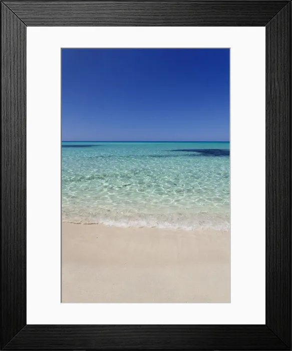 Framed Print : Beach Cala Mesquita, Capdepera, Majorca (Mallorca), Balearic Islands (Islas Baleares), Spain, Mediterranean, Europe