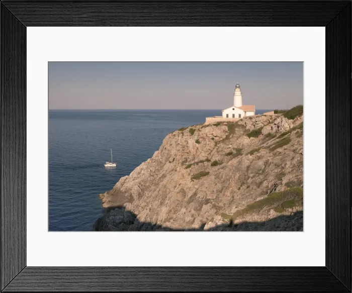 Framed Print : Lighthouse at Cap de Capdepera, near Cala Ratjada, Majorca (Mallorca), Balearic Islands (Islas Baleares), Spain, Mediterranean, Europe Framed Print : Lighthouse at Cap de Capdepera, near Cala Ratjada, Majorca (Mallorca), Balearic Islands (Islas Baleares), Spain, Mediterranean, Europe