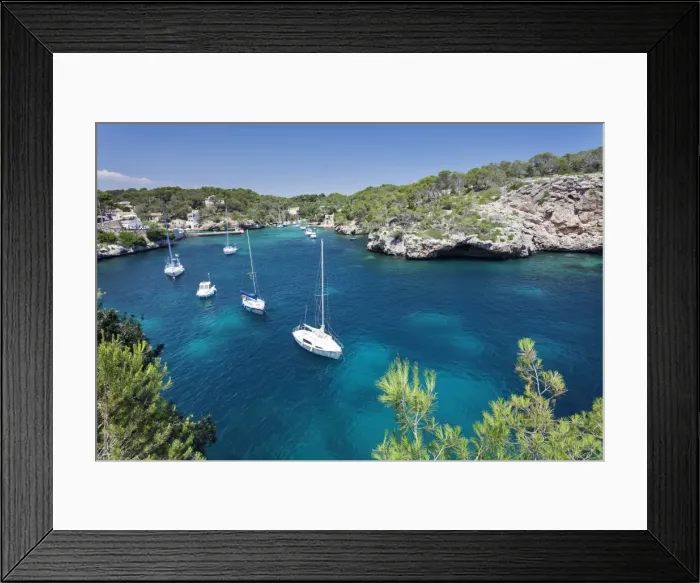 Framed Print : Bay of Cala Figuera, Majorca (Mallorca), Balearic Islands (Islas Baleares), Spain, Mediterranean, Europe Framed Print : Bay of Cala Figuera, Majorca (Mallorca), Balearic Islands (Islas Baleares), Spain, Mediterranean, Europe