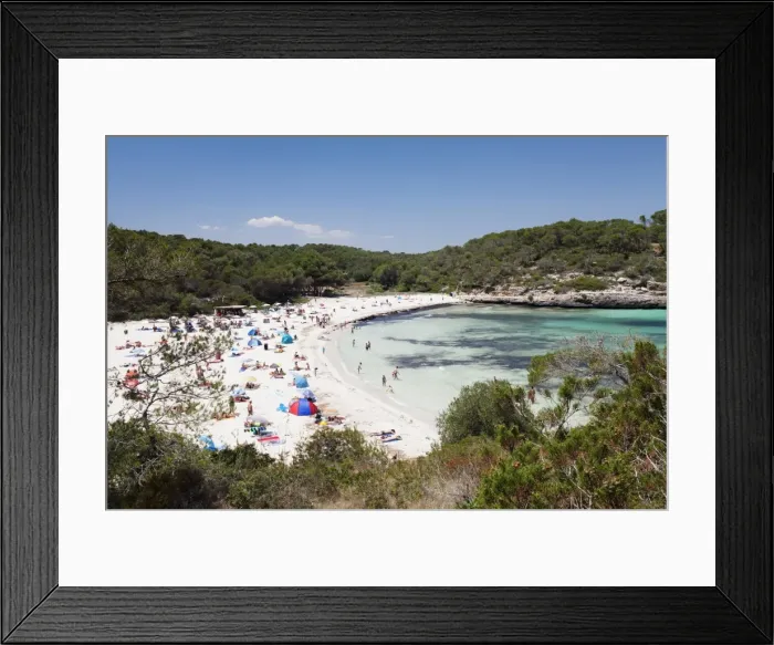 Framed Print : Beach and bay of Calas Amarador, Cala Mondrago, near Porto Pedro, Majorca (Mallorca), Balearic Islands (Islas Baleares), Spain, Mediterranean, Europe Framed Print : Beach and bay of Calas Amarador, Cala Mondrago, near Porto Pedro, Majorca (Mallorca), Balearic Islands (Islas Baleares), Spain, Mediterranean, Europe