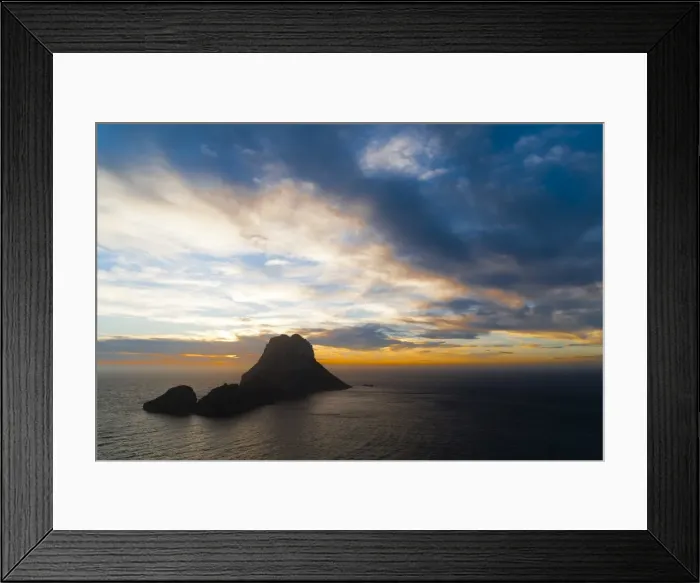 Framed Print : Sunset, Es Vedra and Vedranell, Ibiza, Balearic Islands, Spain, Mediterranean, Europe Framed Print : Sunset, Es Vedra and Vedranell, Ibiza, Balearic Islands, Spain, Mediterranean, Europe