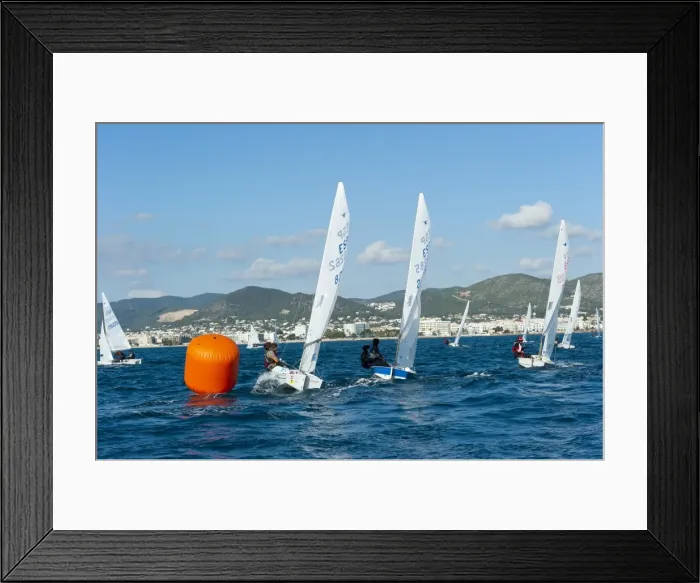 Framed Print : Sailboats participating in Regatta and buoy, Ibiza, Balearic Islands, Spain, Mediterranean, Europe Framed Print : Sailboats participating in Regatta and buoy, Ibiza, Balearic Islands, Spain, Mediterranean, Europe