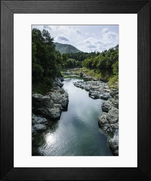 Framed Print : River contributing water to the Marlborough Sounds, South Island, New Zealand, Pacific Framed Print : River contributing water to the Marlborough Sounds, South Island, New Zealand, Pacific