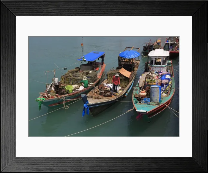 Framed Print : Fishing boat in Nathon City, Koh Samui Island, Thailand, Southeast Asia, Asia Framed Print : Fishing boat in Nathon City, Koh Samui Island, Thailand, Southeast Asia, Asia