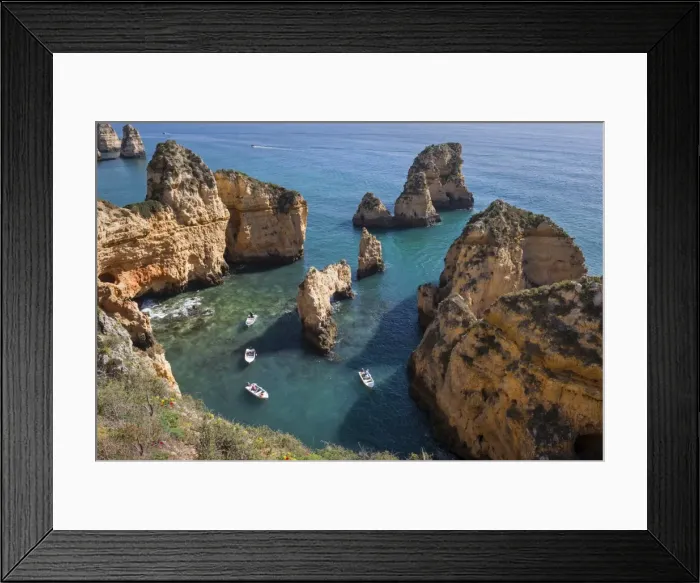 Framed Print : Ponta da Piedade, Lagos, Algarve, Portugal, Europe Framed Print : Ponta da Piedade, Lagos, Algarve, Portugal, Europe