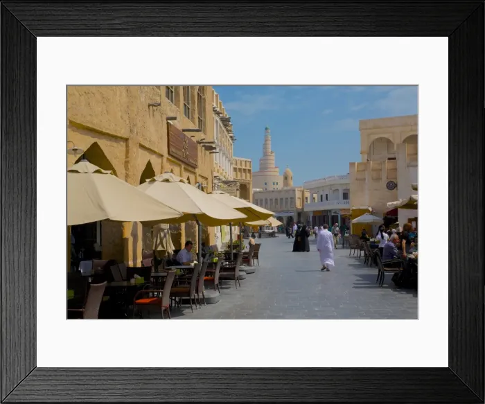 Framed Print : Restaurant and Islamic Culture Centre, Waqif Souq, Doha, Qatar, Middle East Framed Print : Restaurant and Islamic Culture Centre, Waqif Souq, Doha, Qatar, Middle East