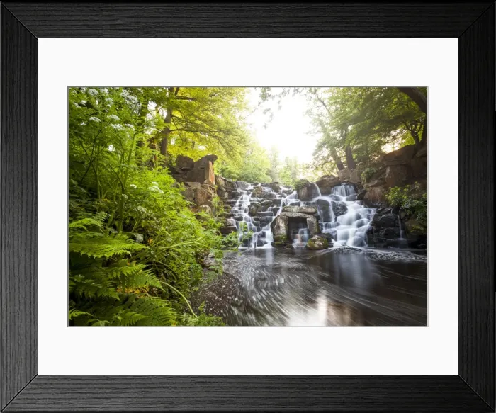 Framed Print : The Cascades, Virginia Water, Surrey, England, UK, Europe Framed Print : The Cascades, Virginia Water, Surrey, England, UK, Europe