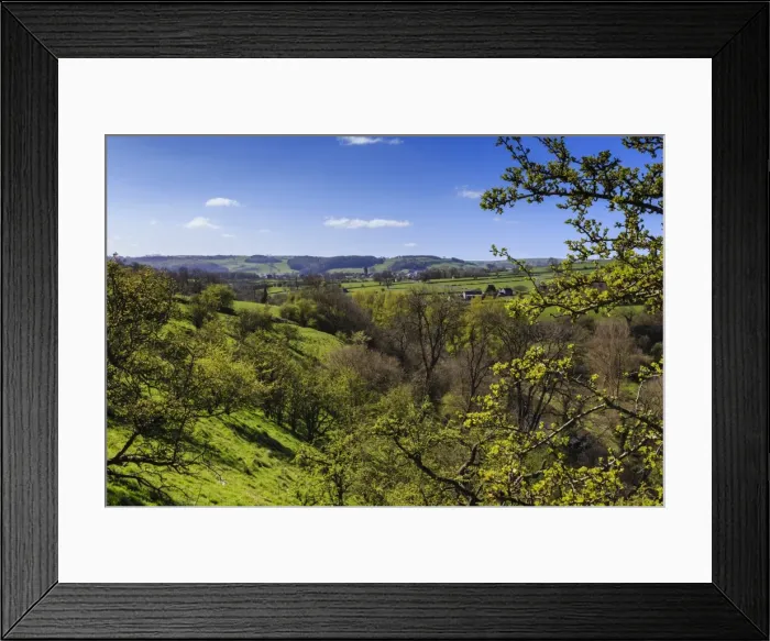 Framed Print : View towards Youlgreave from the slopes of Lathkill Dale in spring, Peak District National Park, Derbyshire, England, United Kingdom, Europe Framed Print : View towards Youlgreave from the slopes of Lathkill Dale in spring, Peak District National Park, Derbyshire, England, United Kingdom, Europe