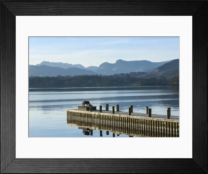 Framed Print : Central Fells, Scawfell, and the Langdale Pikes viewed from Low Wood race cannon, across Lake Windermere, South Lakes, Lake District National Park, Cumbria, England, United Kingdom, Europe Framed Print : Central Fells, Scawfell, and the Langdale Pikes viewed from Low Wood race cannon, across Lake Windermere, South Lakes, Lake District National Park, Cumbria, England, United Kingdom, Europe