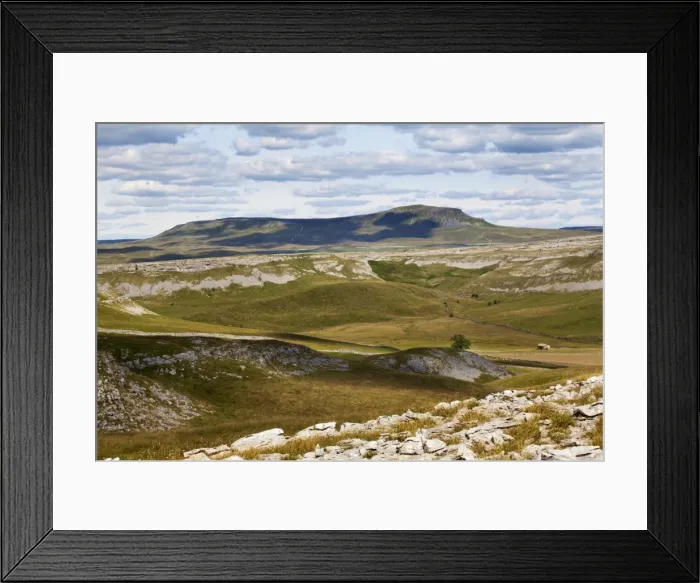 Framed Print : Plover Hill and Pen Y Ghent from Long Scar above Crummack, Crummack Dale, Yorkshire Dales, Yorkshire, England, United Kingdom, Europe Framed Print : Plover Hill and Pen Y Ghent from Long Scar above Crummack, Crummack Dale, Yorkshire Dales, Yorkshire, England, United Kingdom, Europe