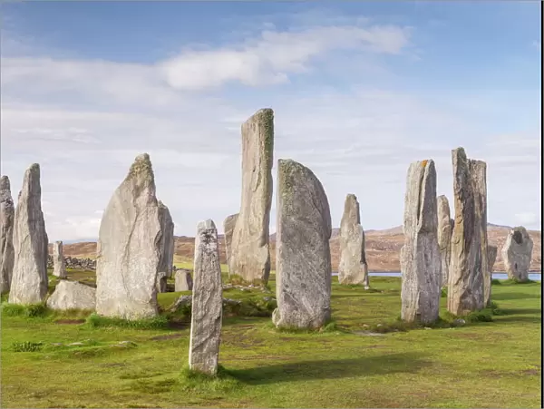 The Callanish Stones on the Isle of Lewis, Outer Hebrides, Scotland, United Kingdom, Europe