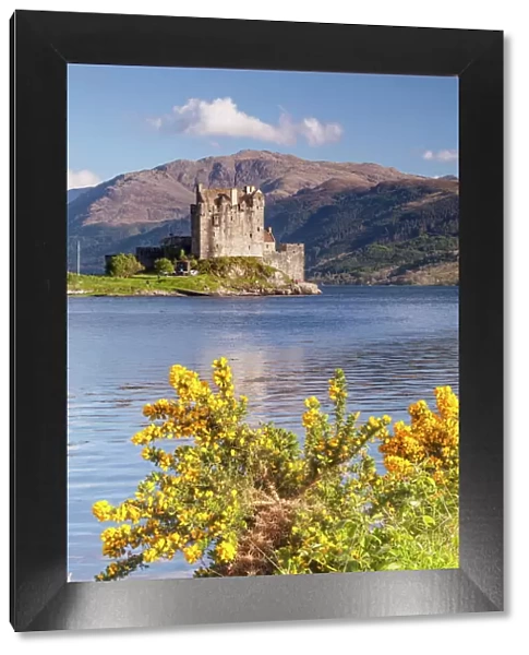 Eilean Donan castle and Loch Duich, The Highlands, Scotland, United Kingdom, Europe