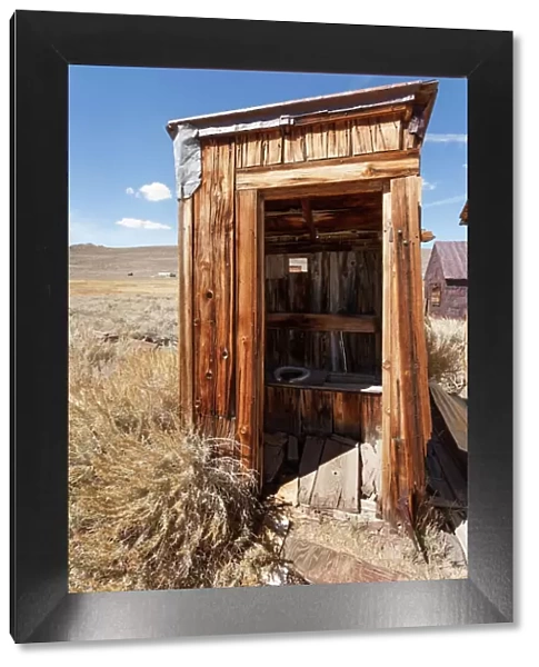 Outside toilet, Bodie State Historic Park, Bridgeport, California, United States of America, North America