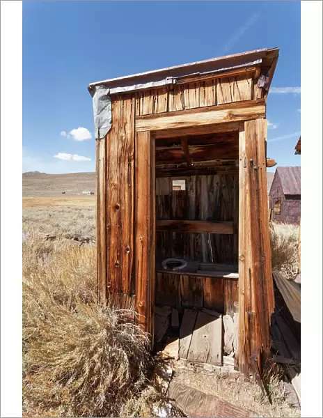 Outside toilet, Bodie State Historic Park, Bridgeport, California, United States of America, North America