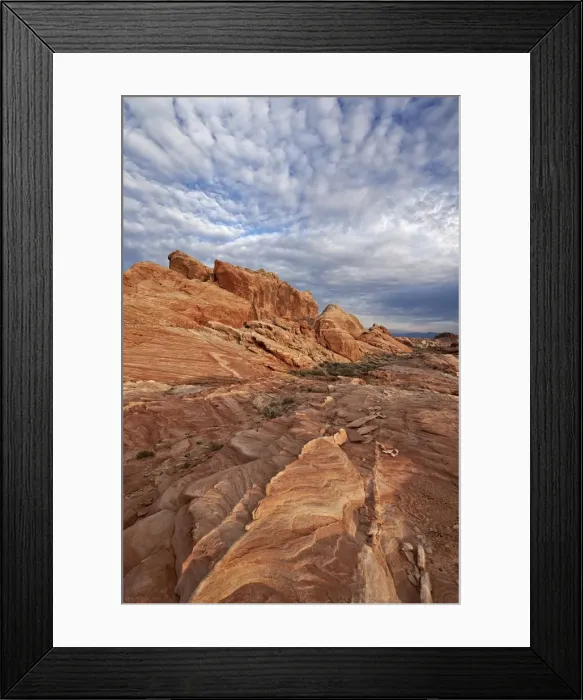 Framed Print : Sandstone formation with clouds, Valley of Fire State Park, Nevada, United States of America, North America Framed Print : Sandstone formation with clouds, Valley of Fire State Park, Nevada, United States of America, North America