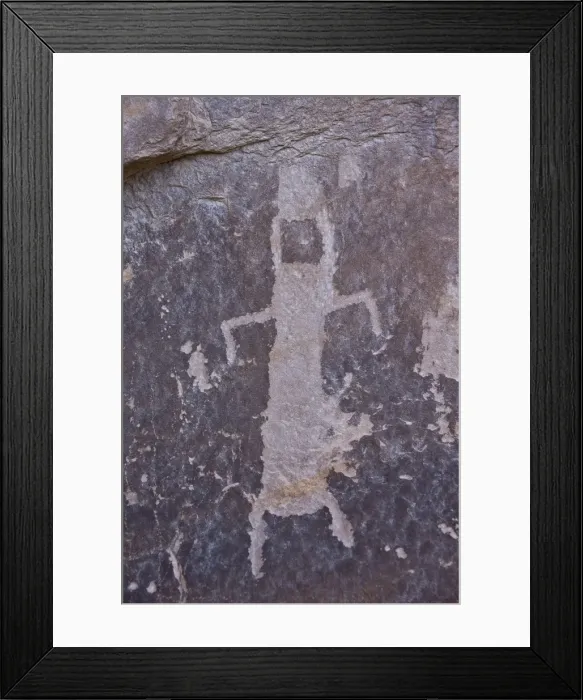 Framed Print : Humanoid petroglyph on the Kohta Circus petroglyph panel, Gold Butte, Nevada, United States of America, North America Framed Print : Humanoid petroglyph on the Kohta Circus petroglyph panel, Gold Butte, Nevada, United States of America, North America