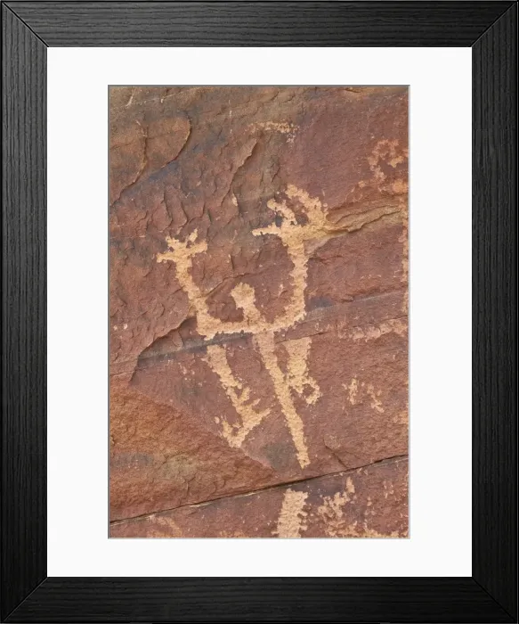 Framed Print : Petroglyph, Gold Butte, Nevada, United States of America, North America Framed Print : Petroglyph, Gold Butte, Nevada, United States of America, North America