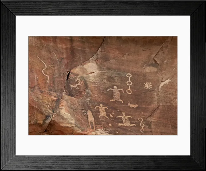 Framed Print : Petroglyphs, Gold Butte, Nevada, United States of America, North America Framed Print : Petroglyphs, Gold Butte, Nevada, United States of America, North America