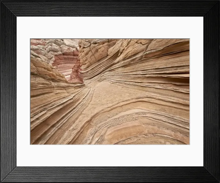 Framed Print : Layers of tan sandstone, White Pocket, Vermilion Cliffs National Monument, Arizona, United States of America, North America Framed Print : Layers of tan sandstone, White Pocket, Vermilion Cliffs National Monument, Arizona, United States of America, North America